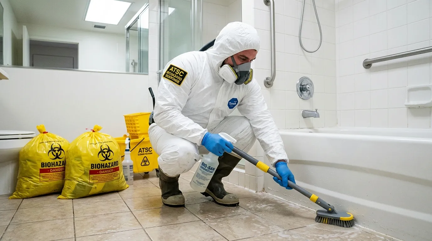 Decontamination equipment deployed for Blood Cleanup in Owosso